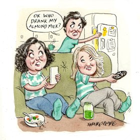 Strange bedfellows: Teal MPs Monique Ryan, Kate Chaney and Kylea Tink are sharing digs in Canberra.