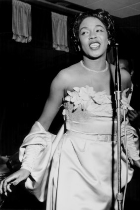 Sarah Vaughan pictured in 1960.