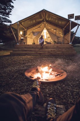 The Sheltered Glamping Co. on Phillip Island.