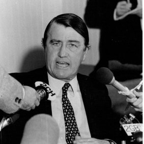 "A little angry." Neville Wran