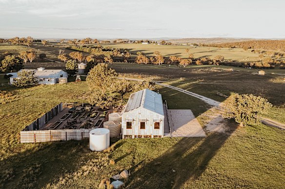 The Shearers’ Hall and new garden, a favourite getaway spot for groups.