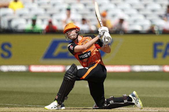 Scorchers captain Ashton Turner was terrific with the bat for his side against the Stars.