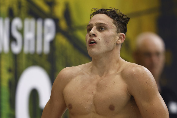 Kai Taylor after his victory at the Australian trials. 