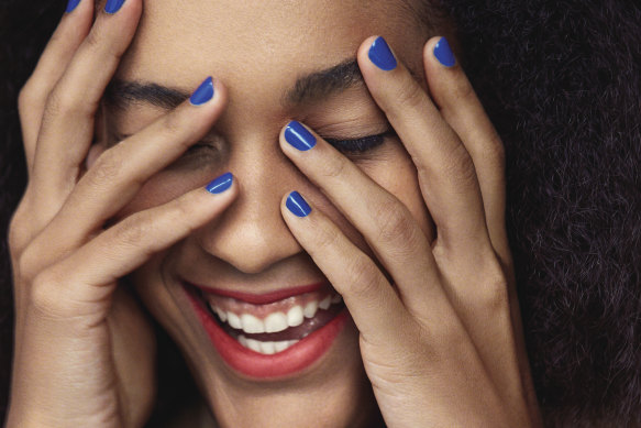 Bring back blue into your blue routine with nail polish.