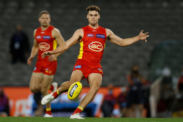 Gold Coast midfielder Jack Bowes.