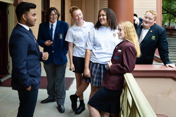 Namra Bhavsar, Francesco Ierano, Charli Grant, Chantelle Bourne,
Jadzia Wolff, and PJ Green after the meeting.