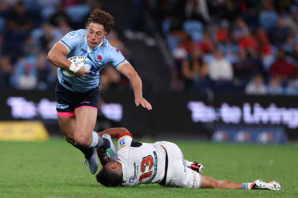 Mark Nawaqanitawase in action for the Waratahs.