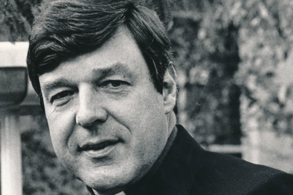 George Pell in 1987, when he was rector of Corpus Christi College, Clayton.