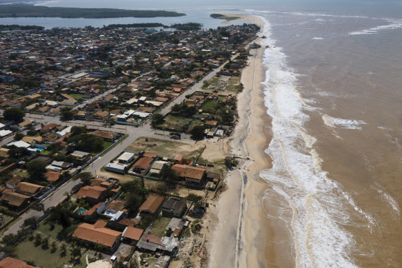 View of Atafona, Rio de Janeiro state, Brazil.