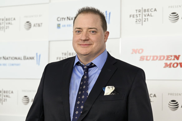 Brendan Fraser, pictured in June, is due his close-up.