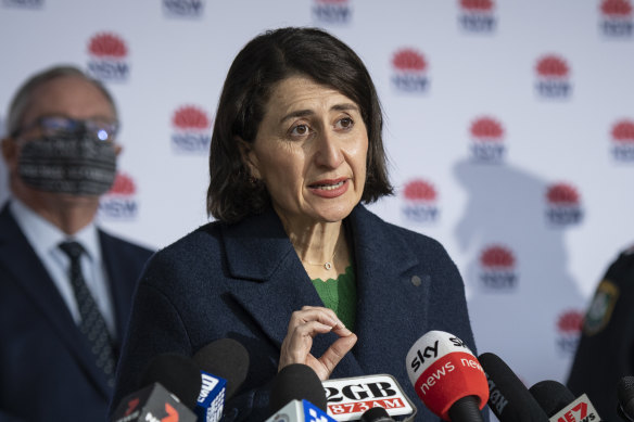 Gladys Berejiklian on Friday.