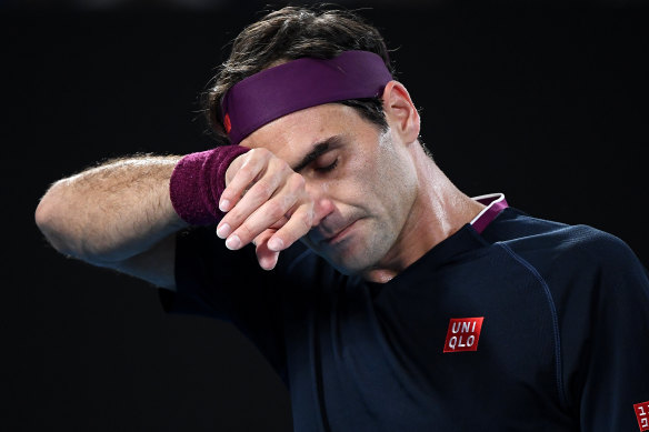 Roger Federer underwent knee surgery on Wednesday.