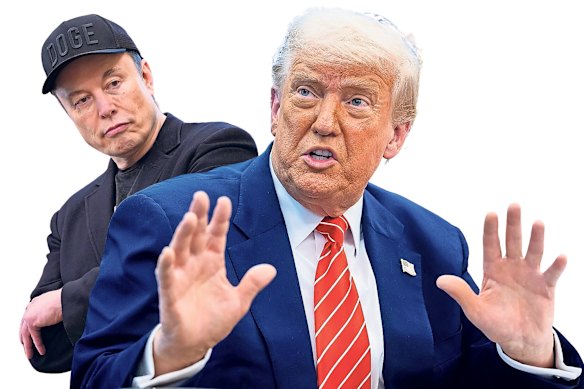 Elon Musk and Donald Trump.