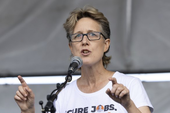 ACTU secretary Sally McManus.