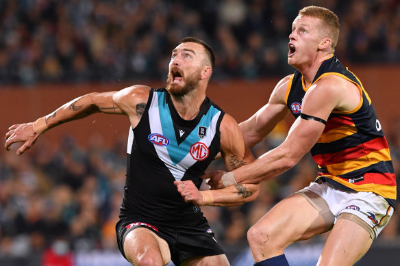 Afl 2021 Port Adelaide Power Away From Hapless Adelaide Crows