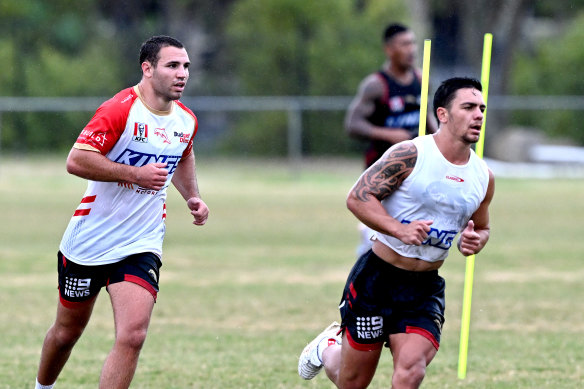 Sean O’Sullivan and Kodi Nikorima looked a formidable pairing in the latter stages of the 2023 season.