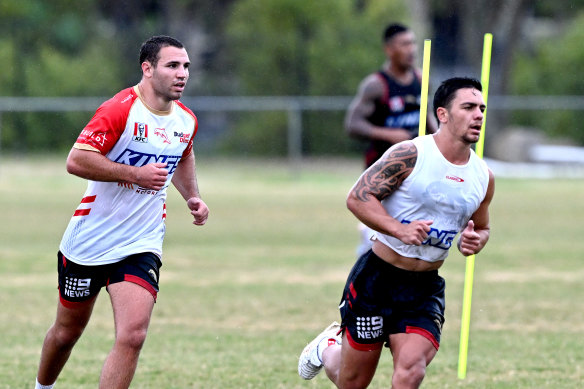 Sean O’Sullivan and Kodi Nikorima looked a formidable pairing in the latter stages of the 2023 season.