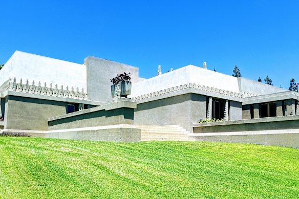 Frank Lloyd Wright’s Hollyhock House.