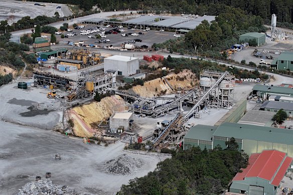 Ballarat Gold Mine, where a tunnel collapsed, killing one miner and seriously injuring another.