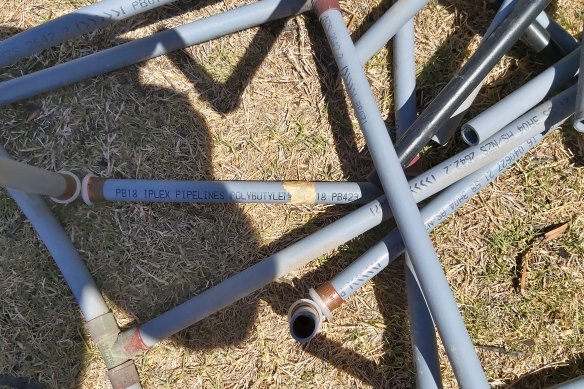 Quinns Rocks homeowner Vesa Mcauley was told damage to Iplex plumbing pipe installed in 2005 was caused by increased water mains pressure which voided the manufacturer’s warranty.