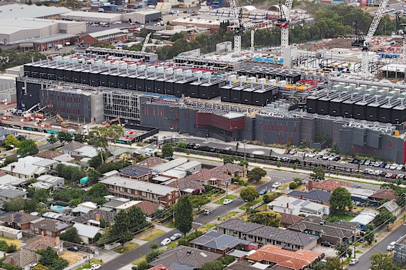 The NextDC data centre in West Footscray, Melbourne.