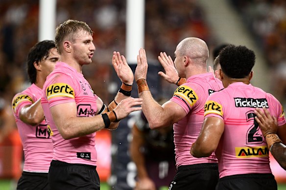 Edwards was a beacon of consistency – scoring a try and finishing with 230 running metres and six tackle busts.