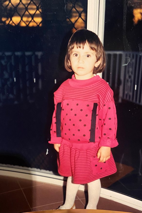Heleena, here aged three, has always been a fan of matching sets. 