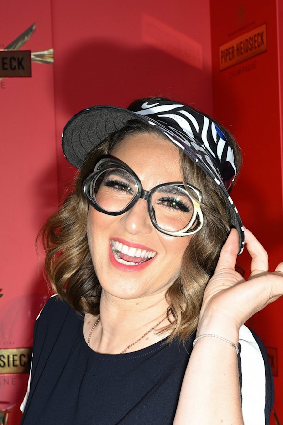 Cookbook author and host Alice Zaslavsky at a tennis party last year.