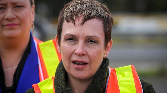 Roads Minister Jaala Pulford. 