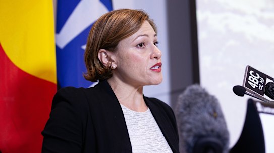 Then-deputy premier Jackie Trad in late 2018.