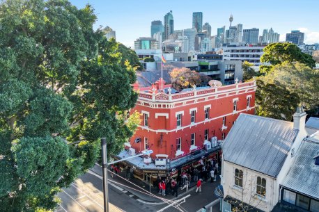 The Shakespeare hotel in Devonshire Street, Surry Hills, Sydney