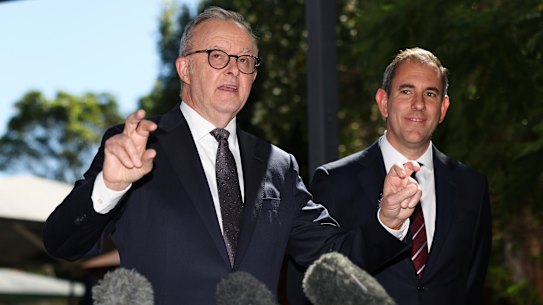 Prime Minister Anthony Albanese and Treasurer Jim Chalmers.