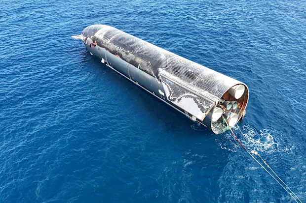 Part of Elon Musk’s SpaceX rocket washed up nearby.