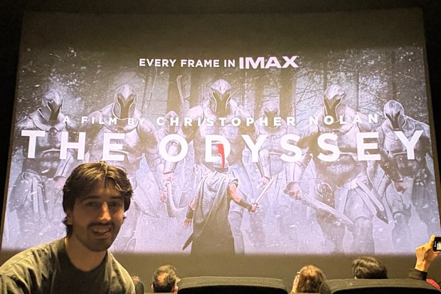 Peter booked tickets to see The Odyssey four times over three days at 70mm IMAX in Melbourne.