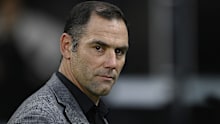 TOWNSVILLE, AUSTRALIA - SEPTEMBER 14: Former NRL player and television commentator Cameron Smith looks on during the NRL Qualifying Final match between North Queensland Cowboys and Newcastle Knights at Queensland Country Bank Stadium on September 14, 2024 in Townsville, Australia. (Photo by Ian Hitchcock/Getty Images)
