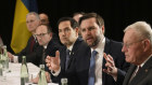 US Vice President J.D. Vance Secretary of State Marco Rubio meet with Ukraine’s President Volodymyr Zelensky.