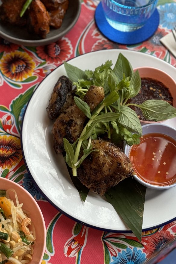 Grilled lemongrass chicken.