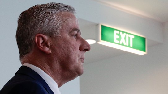 Deputy Prime Minister Michael McCormack at Parliament House on Thursday.