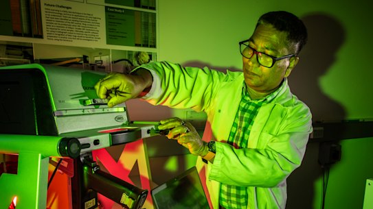 Dr Debashish Mazumder at ANSTO and his team have developed a handheld detector which can quickly scan a food product and tell you where in the world it came from.