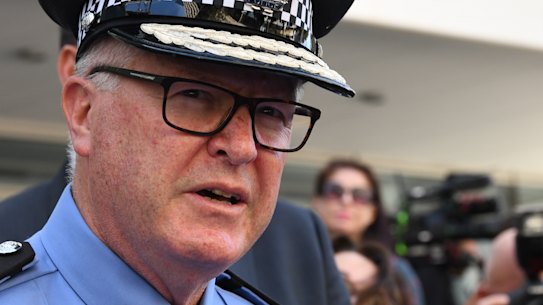 WA Police Commissioner Chris Dawson. 