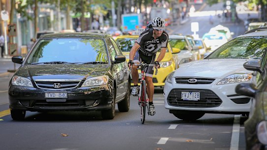 Riding in the city can be a scary proposition.