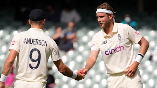 Anderson and Broad are England’s two most prolific Test wicket-takers, boasting 1233 scalps between them.