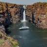 A region with scope for a soaking – King George River falls.