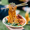 Social media star Flying Noodles is one of the Night Noodle Markets stallholders.