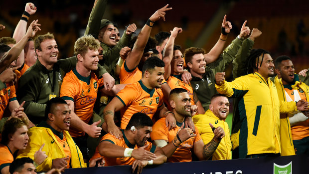 ‘Not in the spirit of the game’: Rennie slams Koroibete red card after dramatic series win for Wallabies