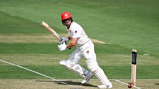 Nathan McSweeney has opened the Sheffield Shield season in fine form for South Australia and the case for him to be added to the Australian Test team is mounting.