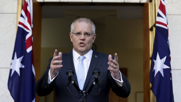 Prime Minister Scott Morrison announces the election will be held on May 18.