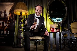 Bring out the Choc Tops: Palace Cinemas chief Benjamin Zeccola at Cinema Como in South Yarra.