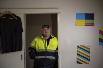 Andrew was sleeping rough for two years before he secured this home through the From Homelessness to a Home program.