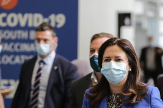 Queensland Premier Annastacia Palaszczuk is at the centre of a row with the federal government.